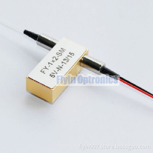 Flyin 1x2T Mechanical Fiber Optic Switch